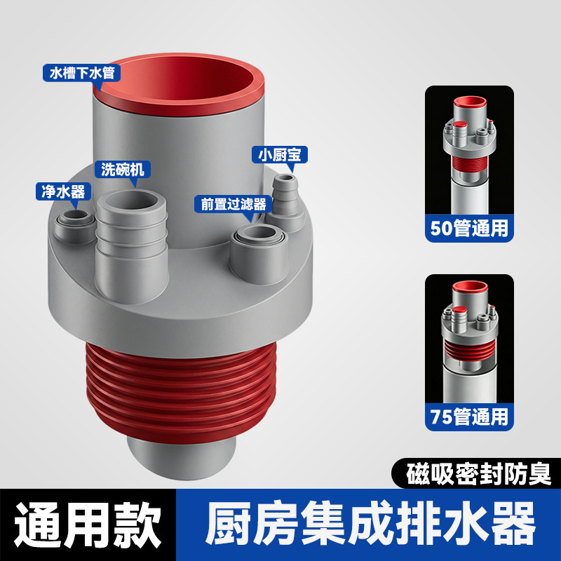 2026 new gray-red bottom bracket (universal model)