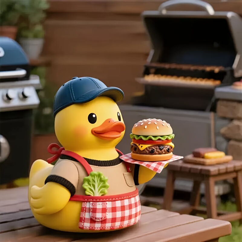 跨境新款Roast duck barbecue decorations汉堡桌面装饰品小摆件|undefined