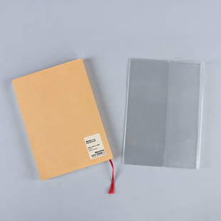 MUJI�oӡ��Ʒ͸��PVC��Ƥ�����׆��б��Ď챾A5A6�֎������o��