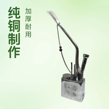 金泰烟具新款白铜方形9838复古老式纯铜水烟袋水烟壶水烟筒加厚