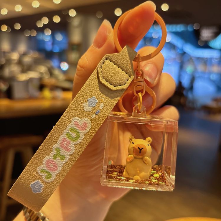 61g Weight Bag Pendant, Keychain Classification 1 Piece Quantity Holiday, Daily Occasion Acrylic Material Cartoon Character Pattern Unisex Gender Cute Style 1 Piece Cute Cartoon Character Acrylic Unisex Bag Pendant Keychain 12