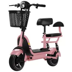 Electric Folding Scooter for Adults, Foldable Two-Wheeled Parent-Child Mini Electric Vehicle, Mini Electric Car for Commuting