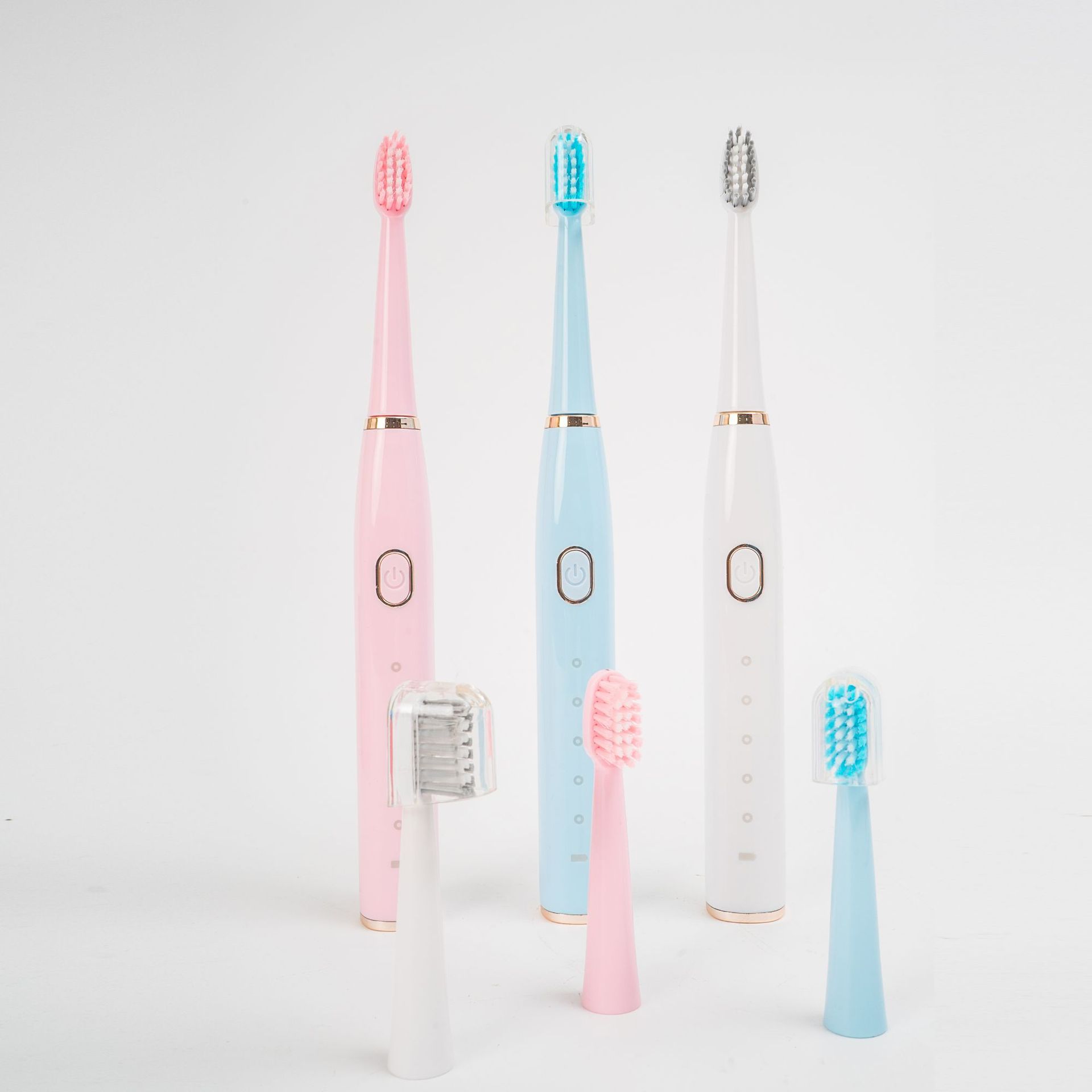 惠朗適配電動牙刷成人款七級防水智能聲波電動牙刷5檔換軟毛電動