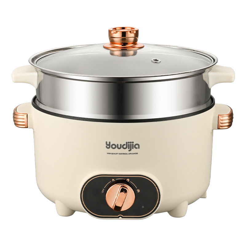 110V estándar americano 220V estándar británico estándar europeo cocinadora eléctrica multifuncional pequeña olla eléctrica casera caliente eléctrica transfronteriza pequeños electrodomésticos image 6