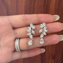 ׿֮���鱦 2023�¿�925����̼�����ˮ��6*8mm�������Ůŷ��ins
