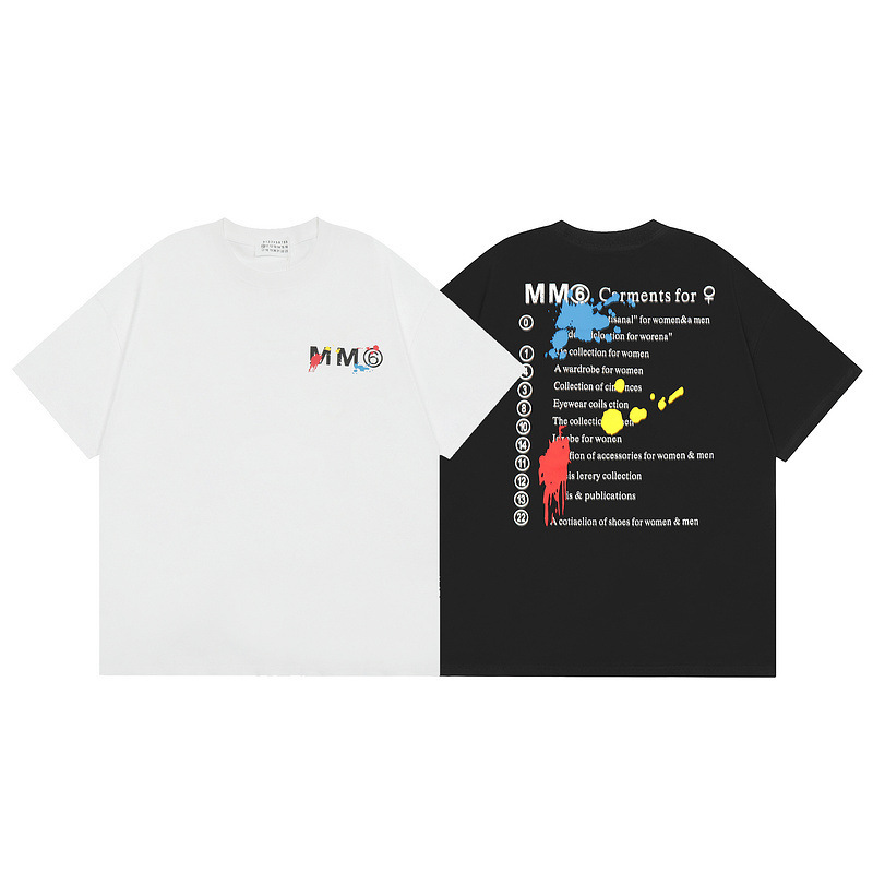 夏季新款MM字母印花男女情侣休闲宽松短袖青少年潮流T恤跨境批发|undefined