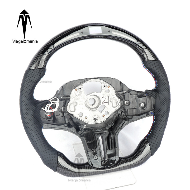 Suitable for Bmw 1234567 Series g Chassis X3X4X5X6M2M3M4M5 Led Carbon Fiber Steering Wheel Installation