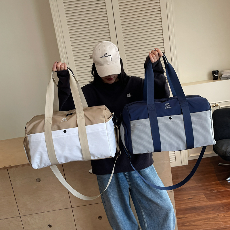 女性用の短距離の新しいスタイルのポータブルトラベルバッグ、大容量、軽量収納、ポータブル荷物バッグ、女性用スポーツヨガフィットネスバッグ|undefined