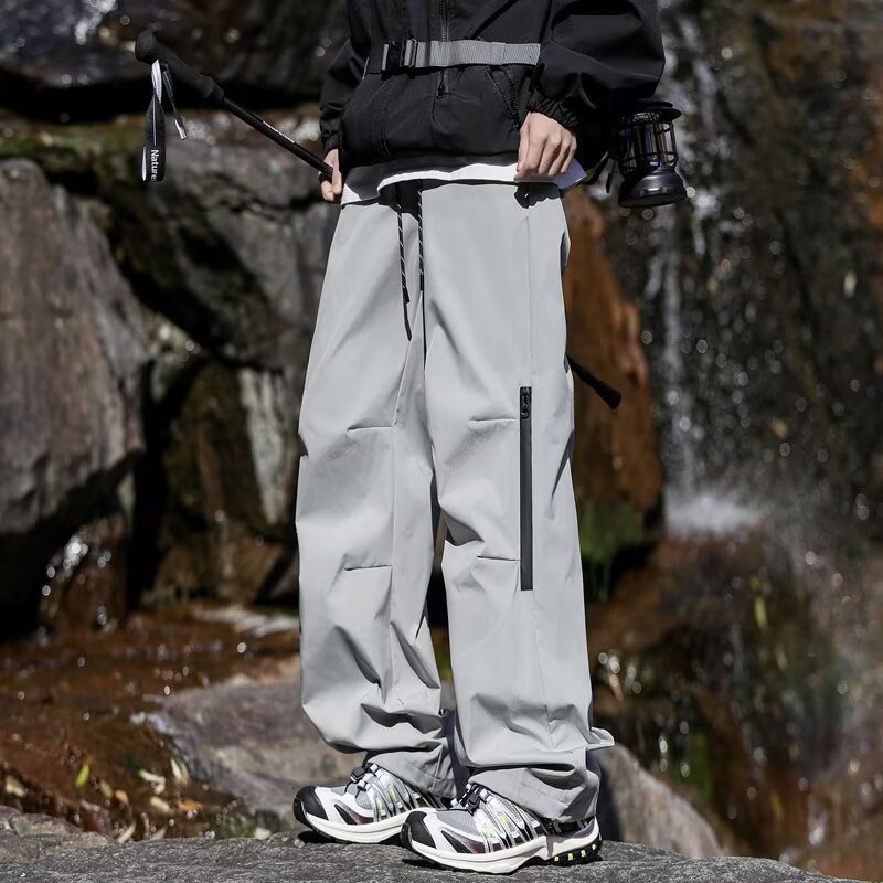 Men's New Softshell Versatile Pants 2025 New Spliced Pants Men's Spring and Autumn Outdoor Hiking Casual Pants