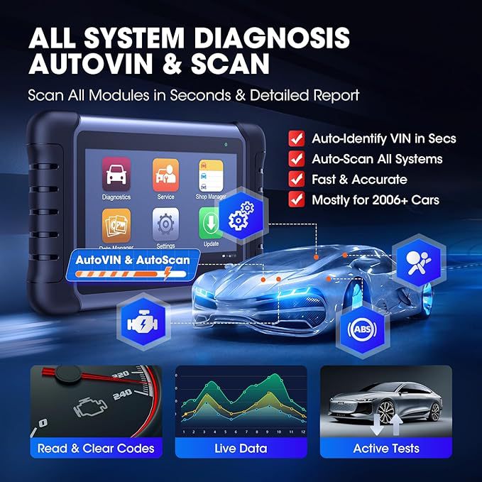 Autel MK808S Autel Automotive Diagnostic Instrument Overseas Version New Multifunctional Diagnostic Device