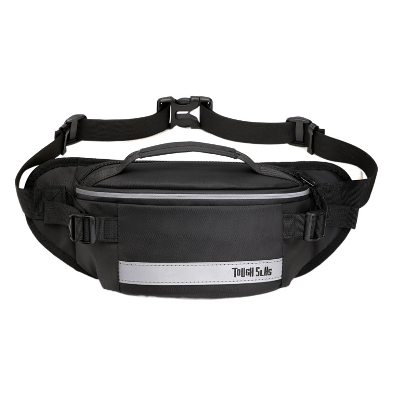 Nueva fábrica directa de los hombres bolsa de mensajero casual moda al aire libre bolsa de pecho deportes corriendo ceñida bolsa de cintura