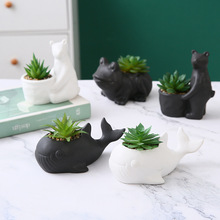 欧式多肉植物花盆多肉娃娃盆栽仿真植物摆件桌面创意装饰品绿植