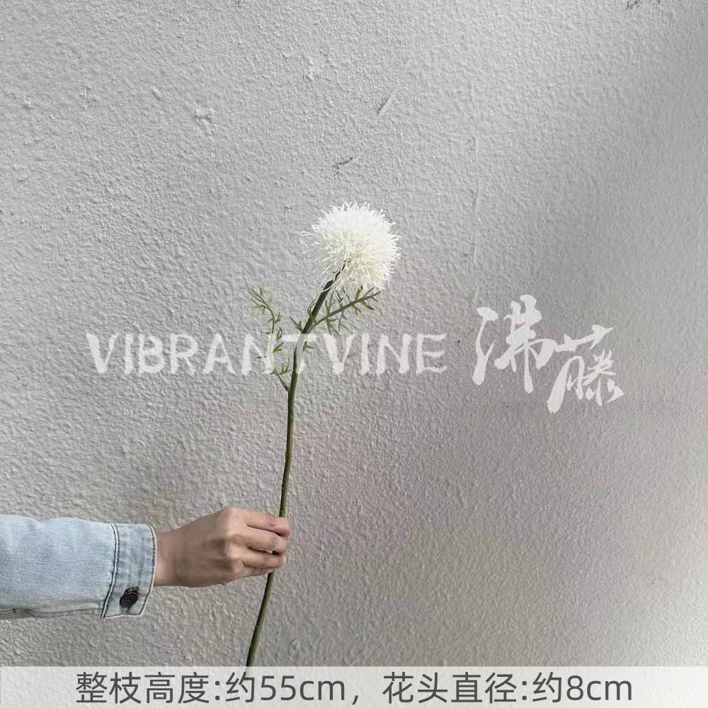 Arreglo de flores de guía de diseño de bodas blanco Arreglo de flores de guía Sala de estar del hotel Decoración de flores falsas Fábrica de flores artificiales al por mayor