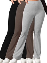 A 248 Women's Ribbed Flare Pants Ůʿ���ȿ� ŷ������羳