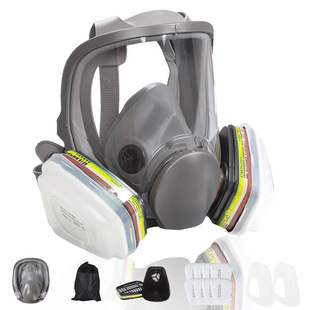 Gas Mask Spray Paint Dust Chemical Pesticide Decoration Polishing Fire Protection 6800 Same Style Gas Mask Cross-Border Dropshipping