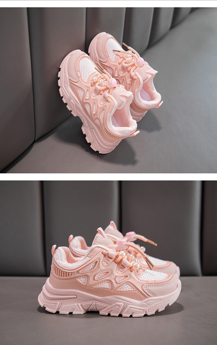 Baskets chunky filles baskets plateforme en mesh respirant école_voghion.com
