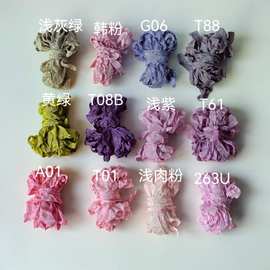 DIY手工娃衣做旧丝光复古古董褶皱丝带 blythe小布头发蝴蝶结丝带