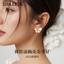 独特漂亮花朵耳环女款2025新款小众设计耳钉s925银针轻奢耳饰批发