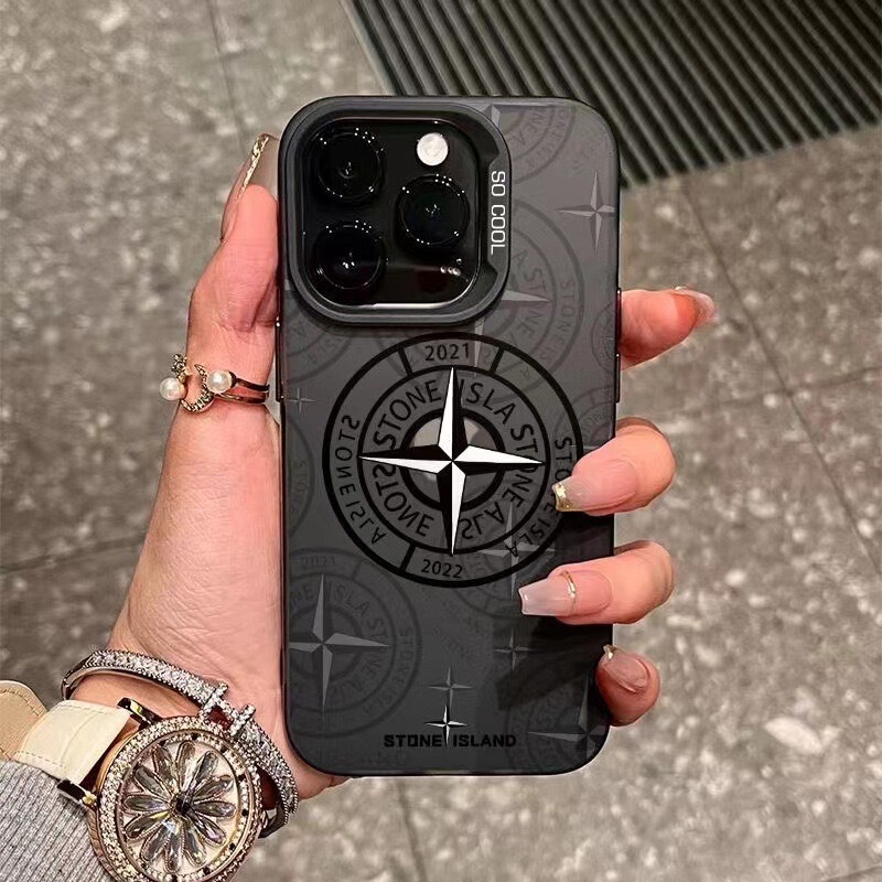 Stone Island for iPhone15Pro phone case Apple new 16Promax/15/14/13 anti-fall 12 Stone Island for iPhone15Pro phone case Apple new 16Promax/15/14/13 anti-fall 12
