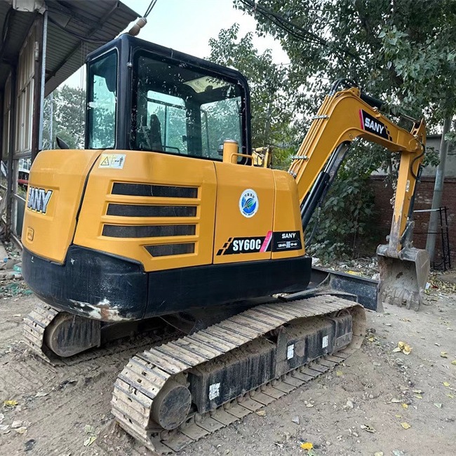 Exportación de Myanmar de segunda mano excavadora Sany 60 75 215 noventa por ciento nuevo precio excelente garantía de calidad image 4