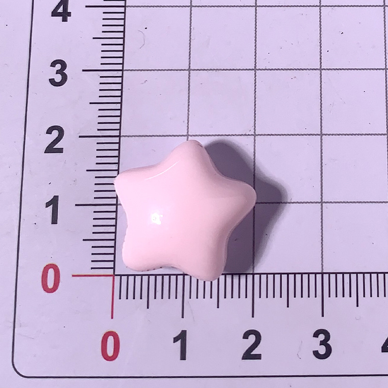 Accesorios de resina de color caramelo penta diy accesorios de cabello abrazaderas de cabello botones de zapatos dulces lindos gordo color penta