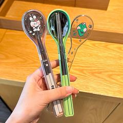 箸スプーン携帯セット食器学生子供収納ケース一人用外付け出勤個人専用箸ケース