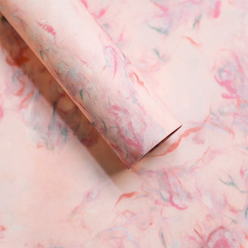 Rojo loto; 52 * 50cm10 hojas / paquete