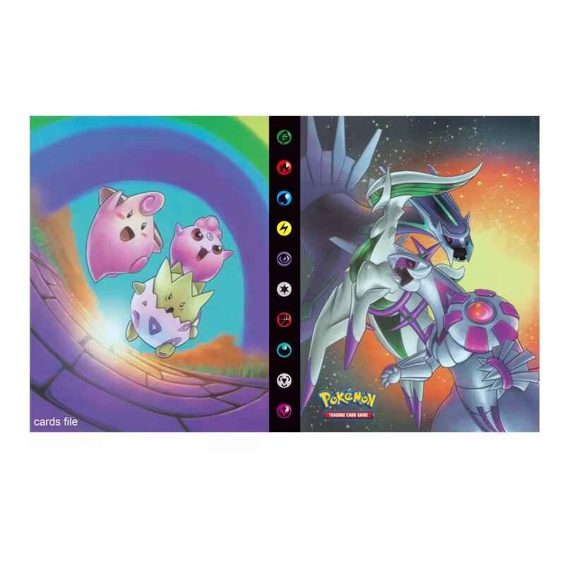 Bolsillo transfronterizo jingling bao ke meng de cuatro cuadrículas de gran capacidad en la parte delantera y trasera puede contener 240 tarjetas de gran capacidad libro de colección