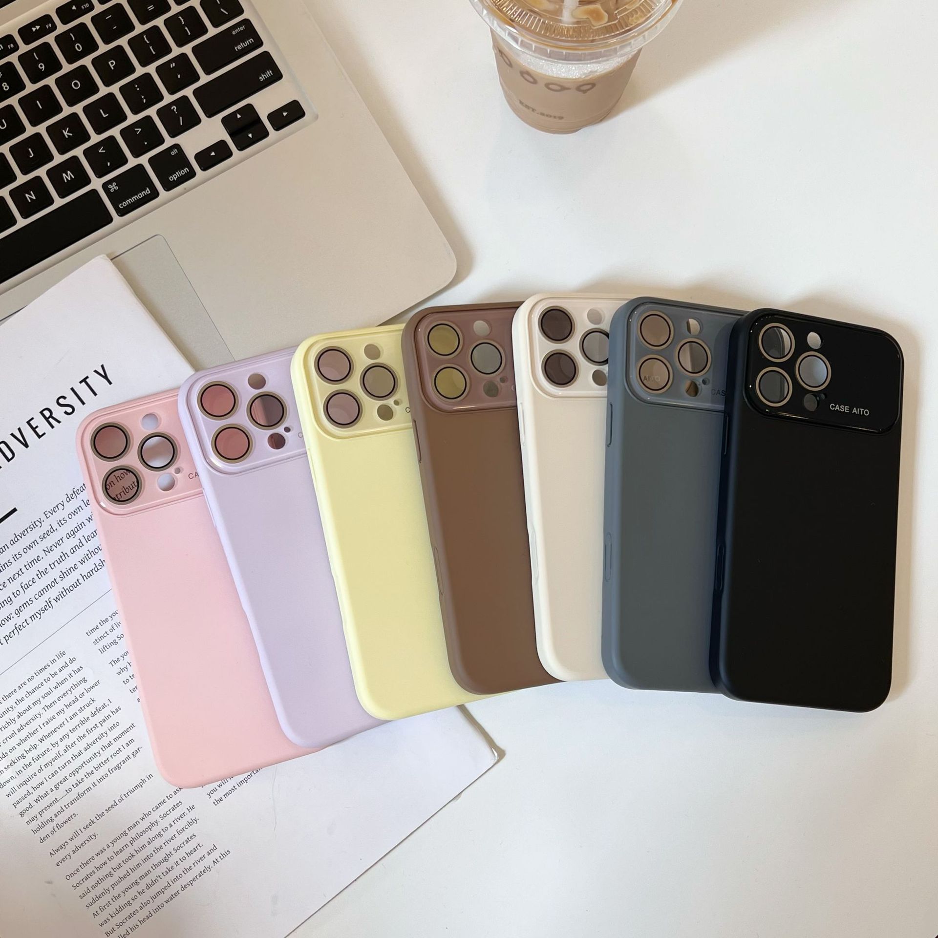 Large Window Imitation Liquid Suitable for Iphone17Pm Mobile Phone Case Apple New 16Promax Lens Film Protective Cover