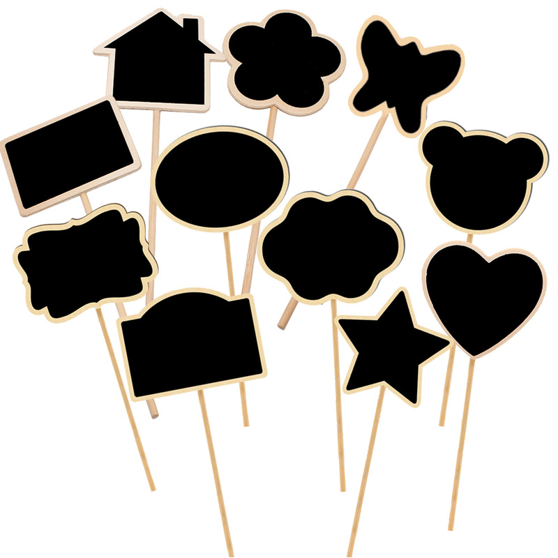 2026 Pastoral Style Wooden Craft Hanging Ornament Suitable for Home Living Room Entrance Wall Decoration Message Blackboard