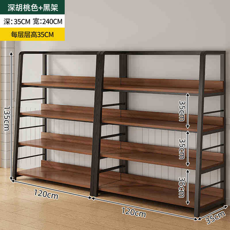 Estante simple estante de almacenamiento de múltiples capas estante de exhibición sala de estar estantería hogar dormitorio piso gabinete de almacenamiento sub-estante