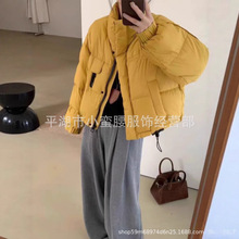 小个子面包服冬季时尚羽绒服2025新款潮流休闲加厚短款外套女宽松