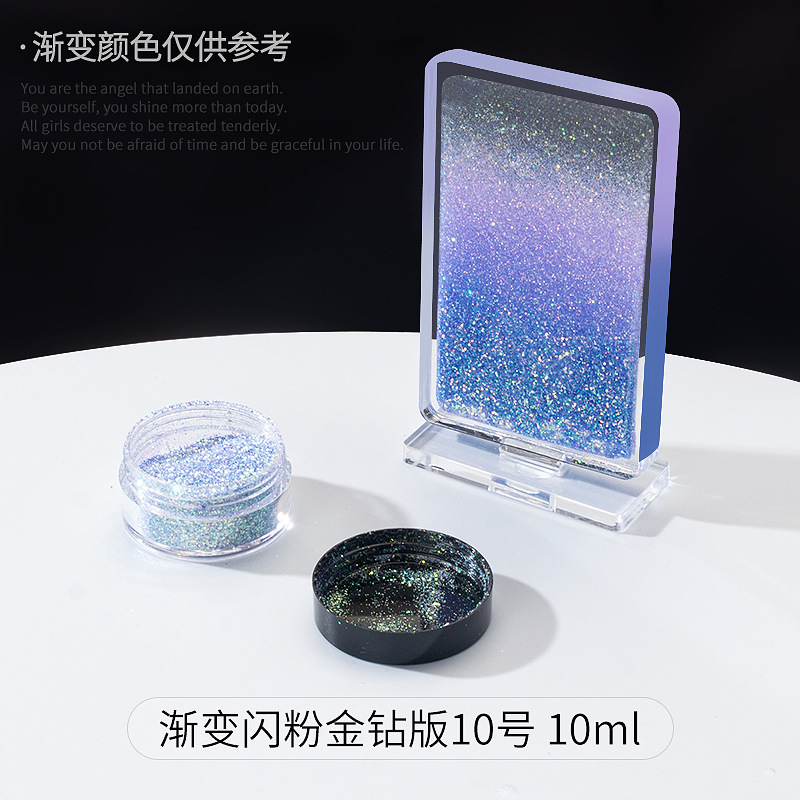 polvo brillante DIY material sequinilla goteo AB molde resina UV aceite Mahjong relleno joyas auriculares ilusión