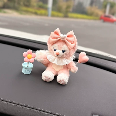 Interior Decoration Ornaments 2025 New: Car ornaments - lina-belle-small-flower-ornaments
