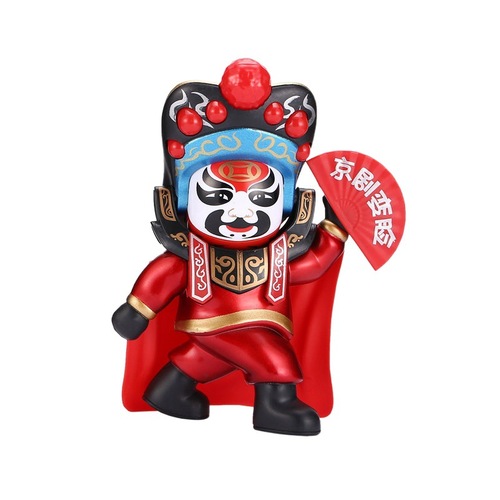 Chuan Opera Changing Face Doll, Chengdu Chuan Opera Mask Peking Opera Doll, Four Changing Face Toys, Ideal Gift for Foreigners