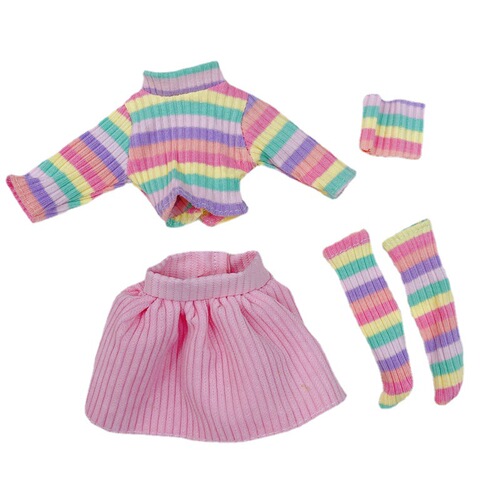 30 cm fat body doll clothes bjd 6 points baby clothes dress casual suit jeans jacket vest