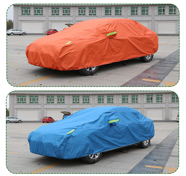 Oxford Cloth Car Cover, Full Car Cover, Sun Protection and Rainproof Cover, Thickened Car Cover, 190t Oxford Cloth Full Car Cover