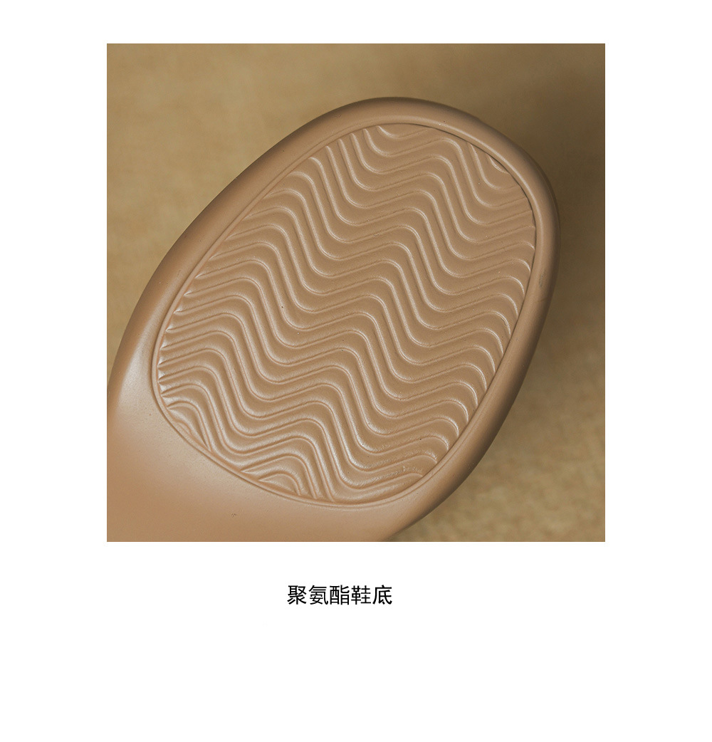 Sandal nữ hở mũi dệt da dê gót cao 7 cm — màu trắng ngà chi tiết 21