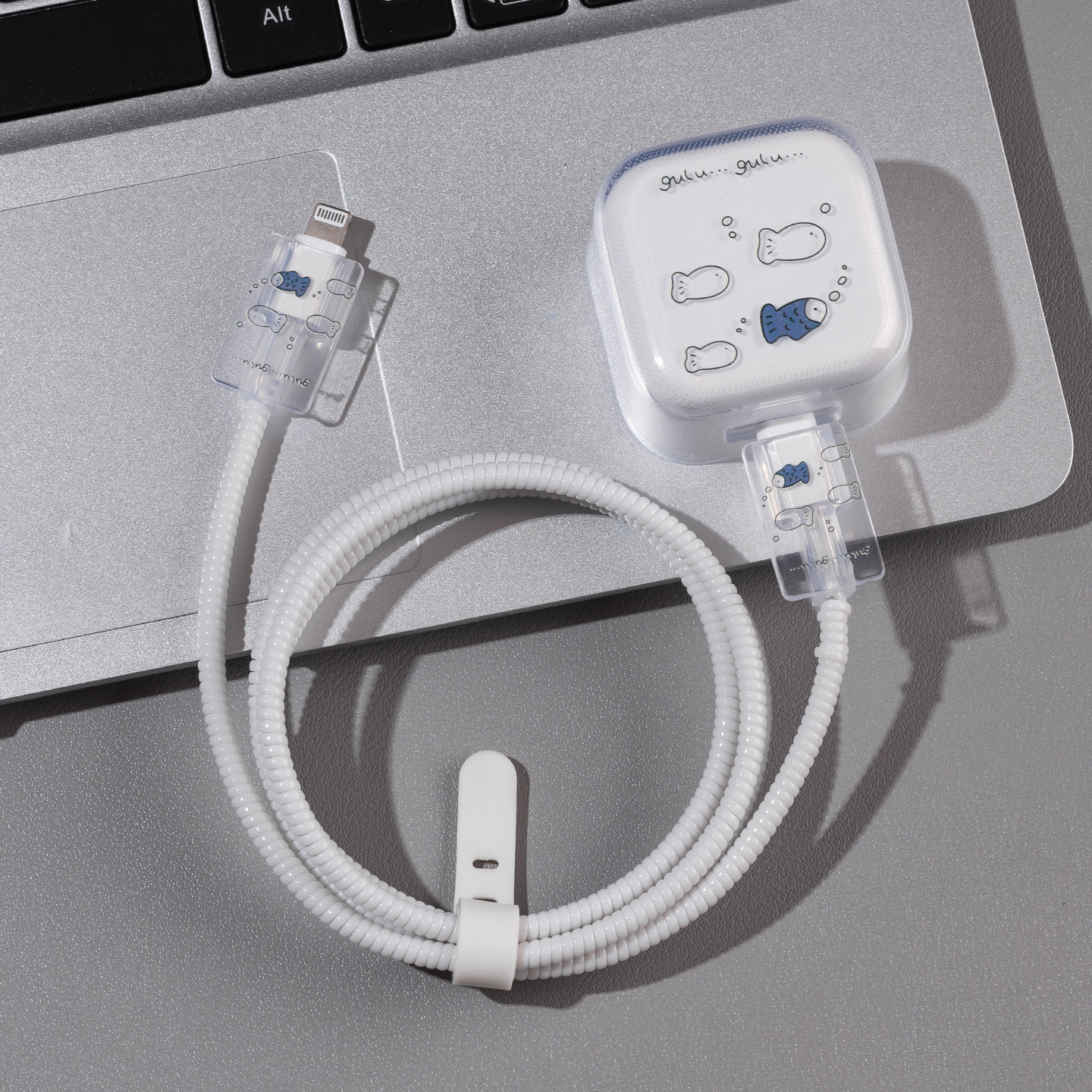 Aplicable a Apple 40W cargador iPhone17 cable de datos protector de cable protector anti-ruptura cubierta de cable image 8