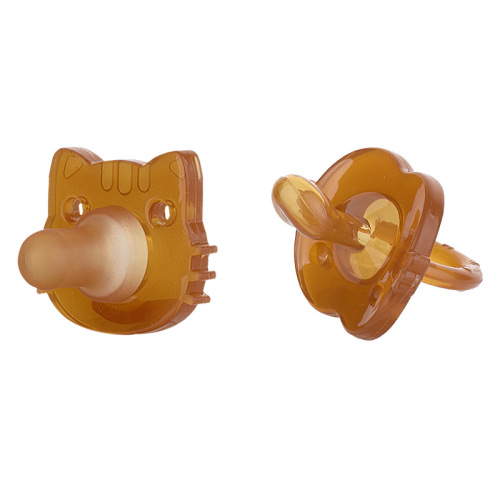 Newborn pacifier, anti-colic, ultra-soft, all-silicone one-piece molded, simulated sleeping pacifier, baby-coaxing device