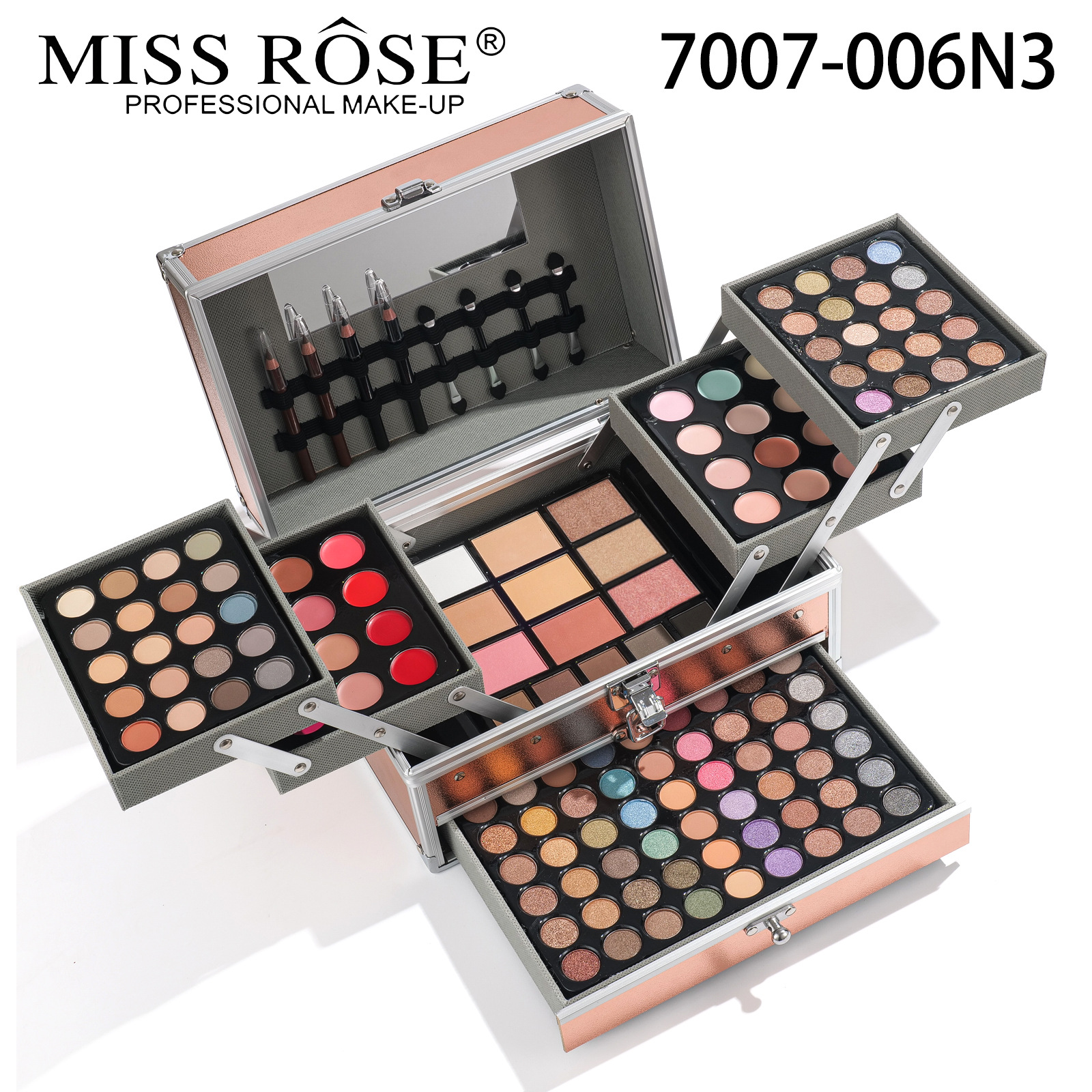 Set de Paleta de Maquillaje Completo Multicolor image 9