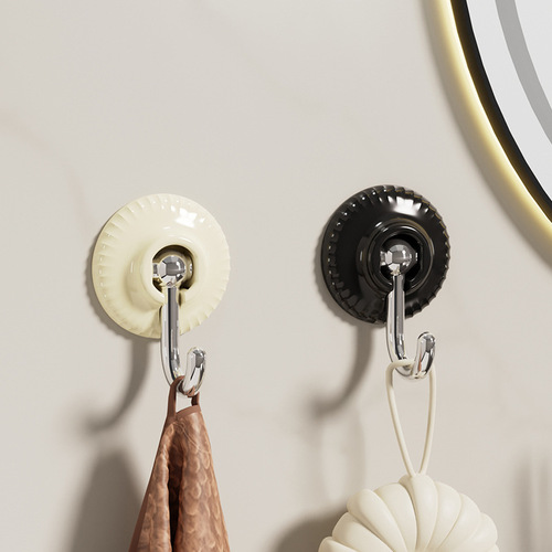 Adhesive hook wall-mounted, no-punch, traceless clothes hook, light luxury upside-down wall-bearing, bathroom dormitory, strong stick hook