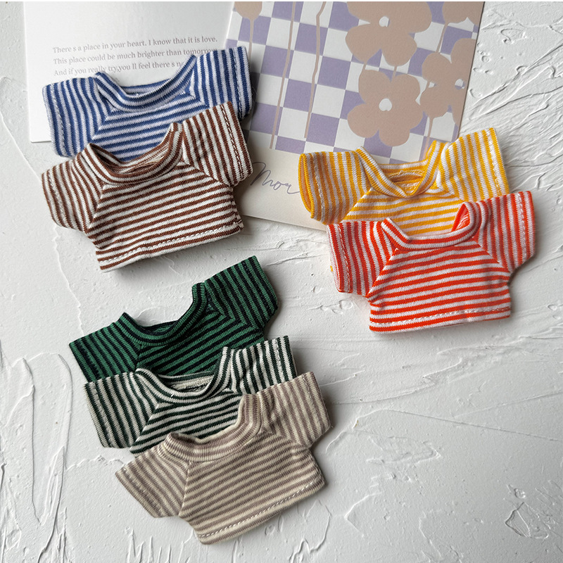 Y041 좁은 티셔츠 인형 인형 액세서리 인형 인형 어린이 로고 드레싱 곰 봉제 인형 장난감