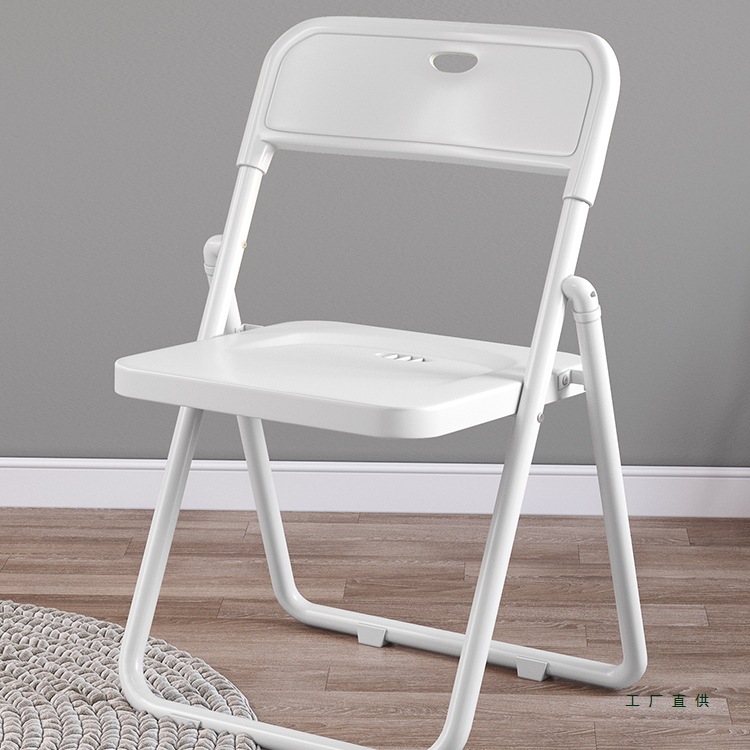 简易折叠椅子家用靠背椅办公椅会议椅培训椅户外塑料椅成人高凳子
