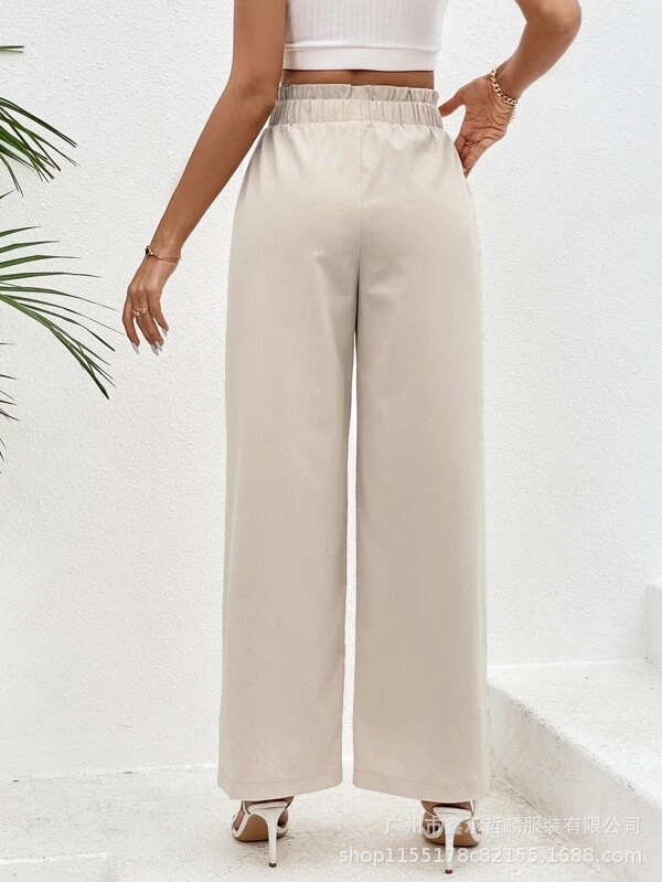 Pantalones casuales de mujer estilo nuevo, sueltos, rectos y delgados, de Amazon, colección 2026, ropa de mujer