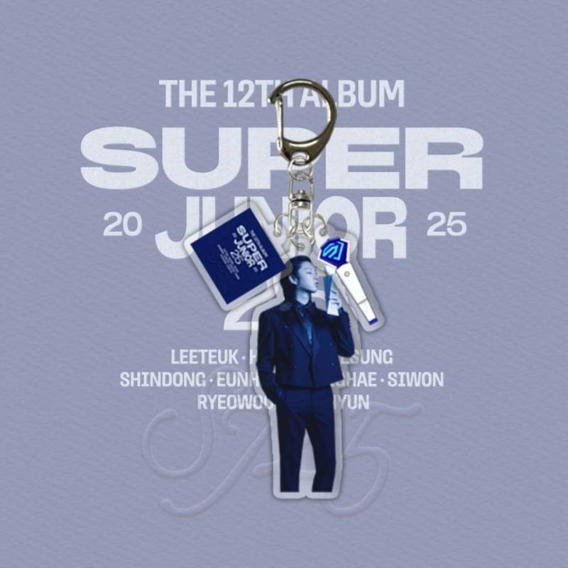 25年SUPER JUNIOR亚克力钥匙扣物料钥匙扣背包挂件金希澈李东海|undefined