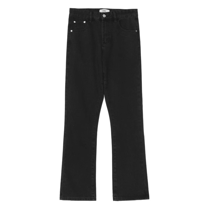 2023 americano retro calle lavado negro skinny jeans sueltos casual todo partido pantalones apilados hombres y mujeres moda