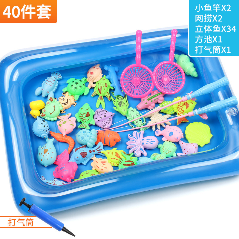 Square pool 40-piece set