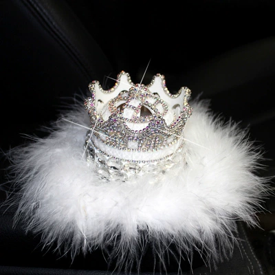 Interior Decorations Car Aromatherapy Fresh – Perfplant seat - white-perfume-holder-feather-cushion