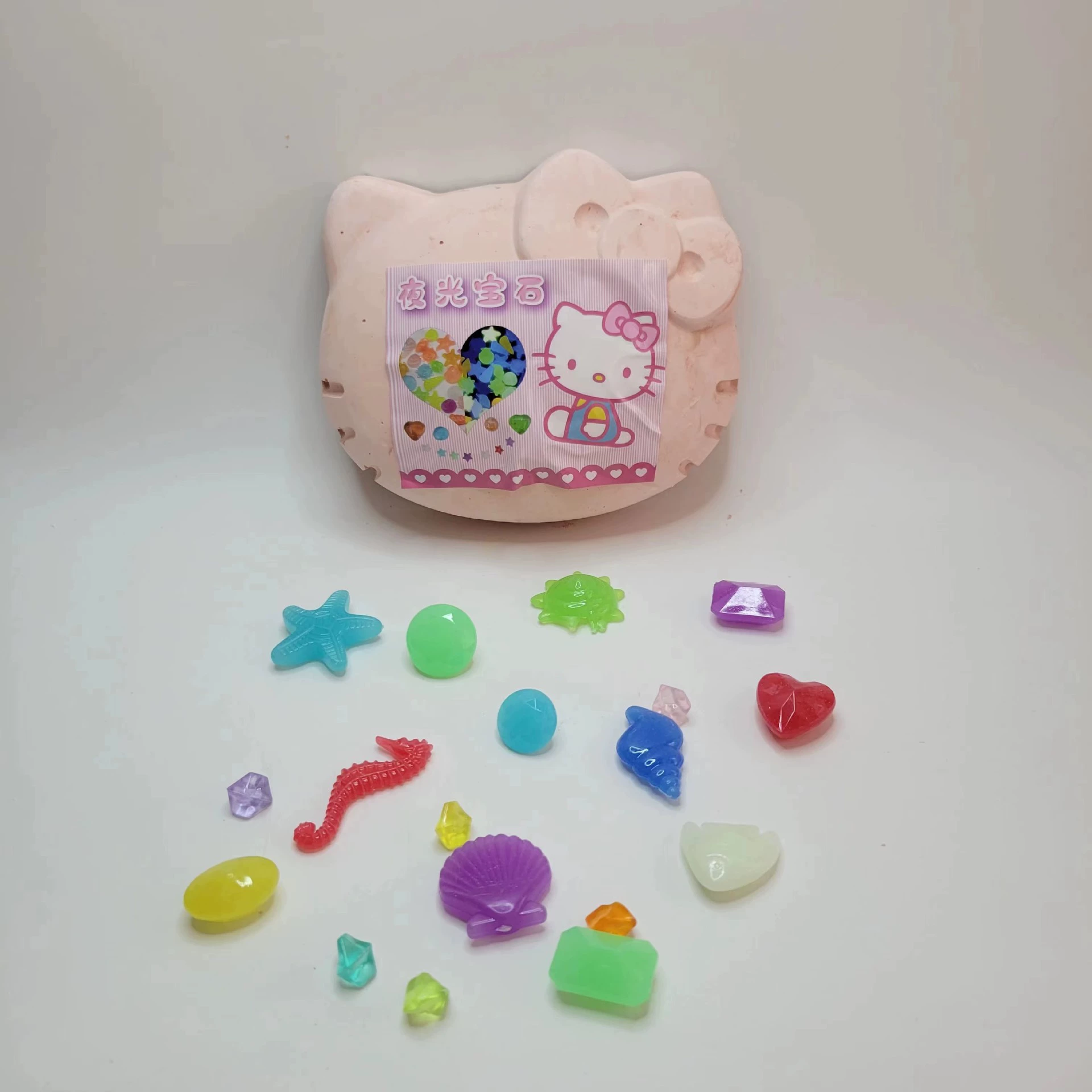 Археологическая игрушка, динозавр, клубника, DIY, археологические раскопки, окаменелость, с камнем